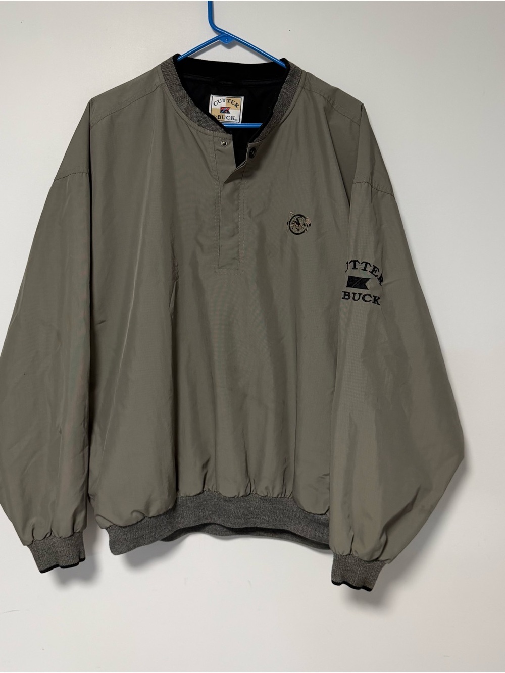 Vintage 90s Cutter & Buck Men's XL Pullover Windbreaker Golf Jacket
